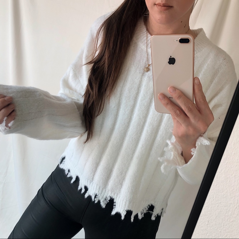 Frayed Edge Sweater - Picture 7 of 7